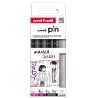 Pochette thématique Manga / Comics de 5 feutres Uni-Pin