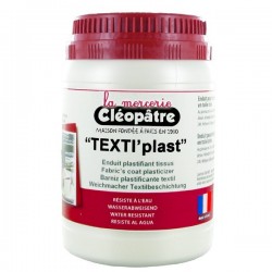 Enduit plastifiant pour tissus TEXTI'plast, pot de 250g