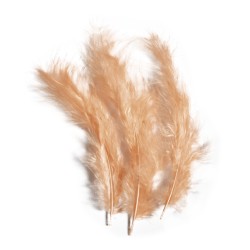 Plumes de couleur duvetées 10/15cm, sachet de 15 plumes