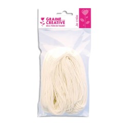 Mèche coton pour bougie x50m