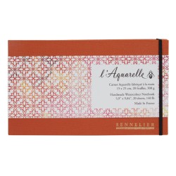 Carnet spiralé L'Aquarelle Sennelier 300 g/m², 20 feuilles