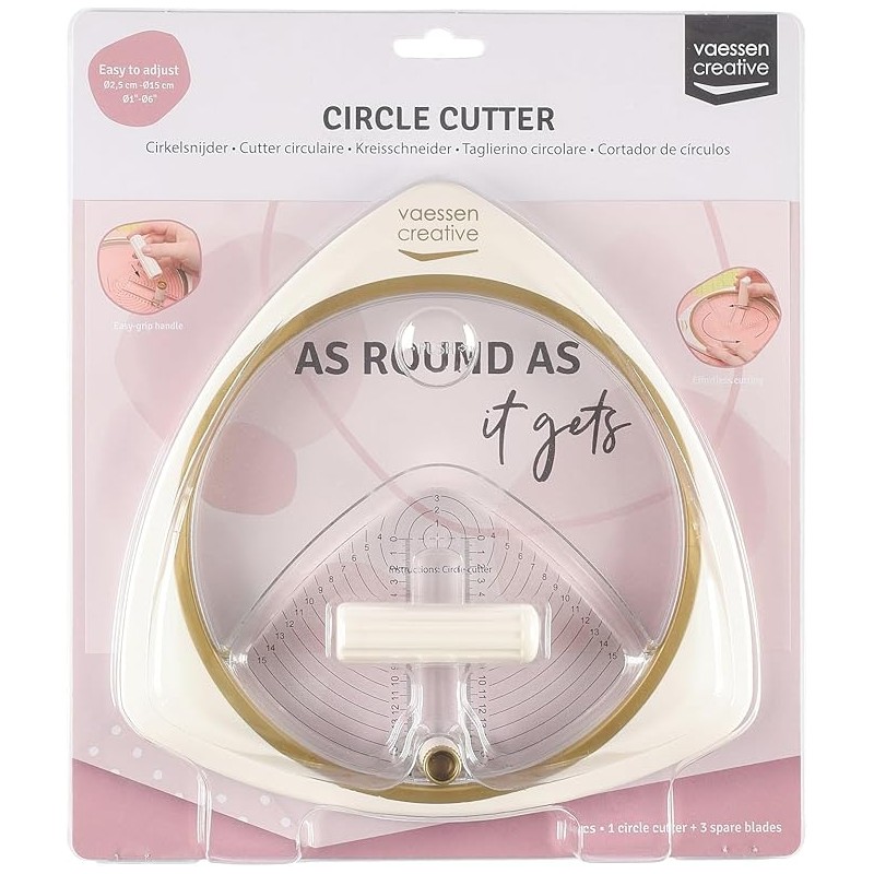 Découpeur circulaire ajustable pour ø2.5 à 15 cm