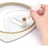 Découpeur circulaire ajustable pour ø2.5 à 15 cm