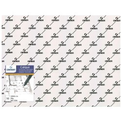 Papier calque 90/95 g/m² 50x65 cm en paquet de 10 feuilles 