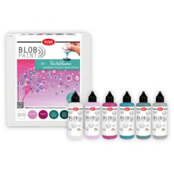 Set de peinture Blob Paint 6x 90 ml - Viva Décor