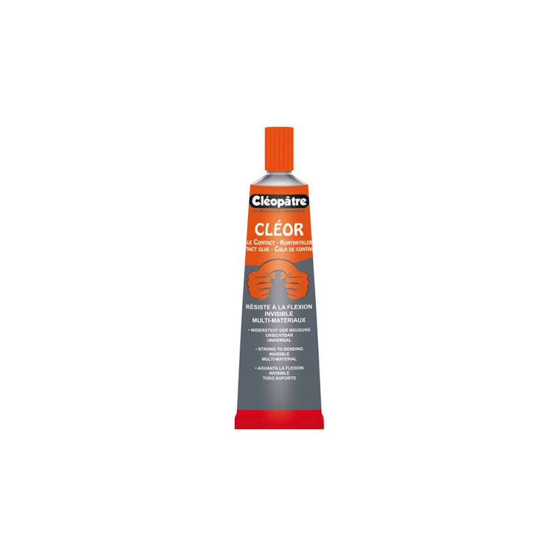 Colle contact multi-matériaux Cléor, tube de 33 g