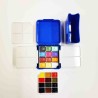 Boîte plastique Nomade de 24 couleurs d'aquarelle Gansaï