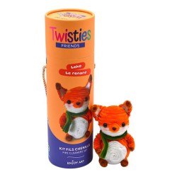 Kit créatif Fils chenille - Twisties Friends, Leko le renard
