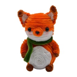 Kit créatif Fils chenille - Twisties Friends, Leko le renard