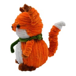 Kit créatif Fils chenille - Twisties Friends, Leko le renard