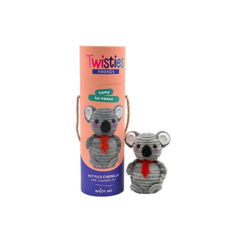 Kit créatif Fils chenille - Twisties Friends, Leny le koala
