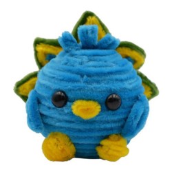 Kit créatif Fils chenille - Twisties Friends, Toki le paon
