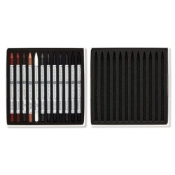Boite carton de 12 crayons esquisse Sennelier