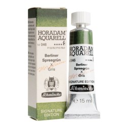 Aquarelle Horadam édition Signature, tube15ml - Berliner Spreegrün x Gris