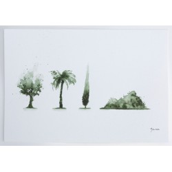 Aquarelle Horadam édition Signature, tube15ml - Berliner Spreegrün x Gris