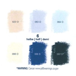 Set 6 demi-pastels Schmincke - Nuances claires et profondes