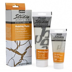Set Modeling paste à effet craquelé, 100+250 ml