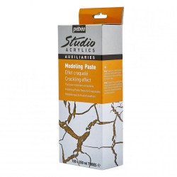 Set Modeling paste à effet craquelé, 100+250 ml