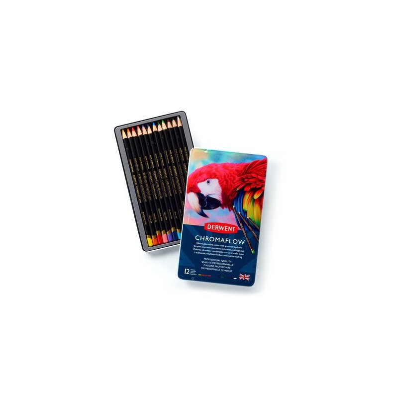 Boite métal de crayons Chromaflow Derwent
