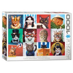 Puzzle 1000 pièces - Chats drôles