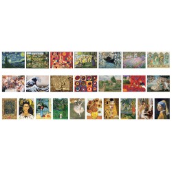 Calendrier de l'Avent Eurographics, 24 puzzles de 50pcs - Noël des Beaux-Arts