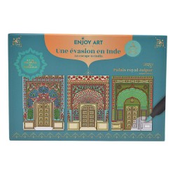Set coloriage avec Atelier Mandala - Palais royal Jaipur
