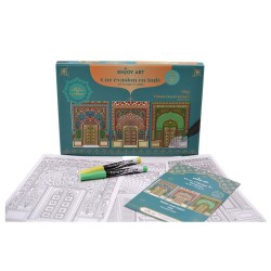 Set coloriage avec Atelier Mandala - Palais royal Jaipur