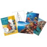 Coloriage à l'eau MagiDô x4pcs - Thème Bord de Mer