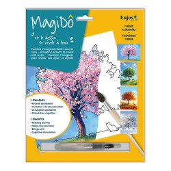 Coloriage à l'eau MagiDô x4pcs - Thème 4 saisons