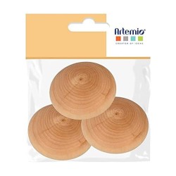 Galets en bois ø7cm x3pcs