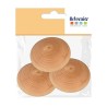 Galets en bois ø7cm x3pcs