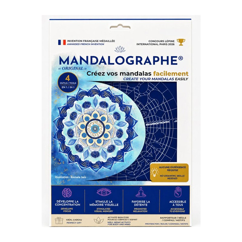 Gabarit pour mandalas Mandalographe - Original