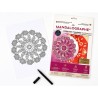 Gabarit pour mandalas Mandalographe - Fleurs