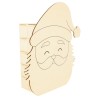Calendrier de l'Avent en bois Père Noël - Santa Baby