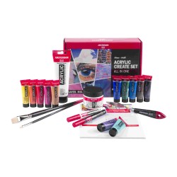 Set "Tout en Un "acrylique Amsterdam de 20 pcs