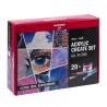 Set "Tout en Un "acrylique Amsterdam de 20 pcs