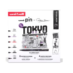 Coffret cartes créatives Tokyo Uni Pin
