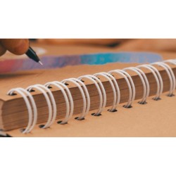 Bloc spirale dessin brun SM.LT - 135g/m²