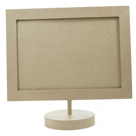 Cadre sur pied paysage format A4 en papier mâché