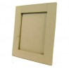 Cadre carré plat 30x30cm en papier mâché