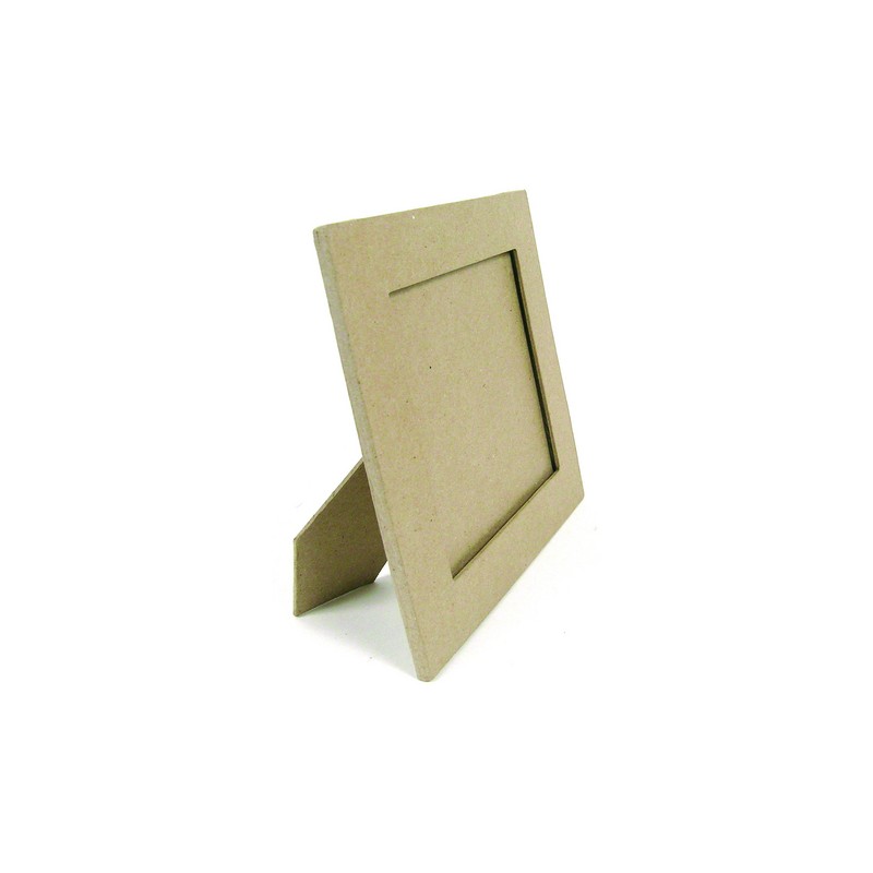 Cadre rectangle plat 23x28cm en papier mâché Art