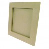 Cadre carré plat 11x11cm en papier mâché