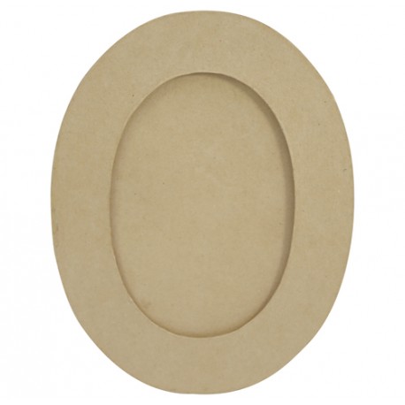 Cadre ovale M en papier mâché