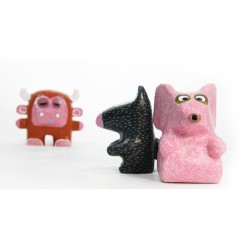 Souris en papier maché - 20x15x22cm