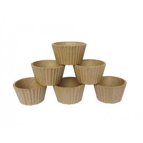 Set de 6 moules à gateaux - 8cm