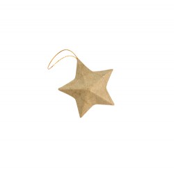 Sachet de 15 étoiles avec cordon - 4.5x4.5x1.5cm