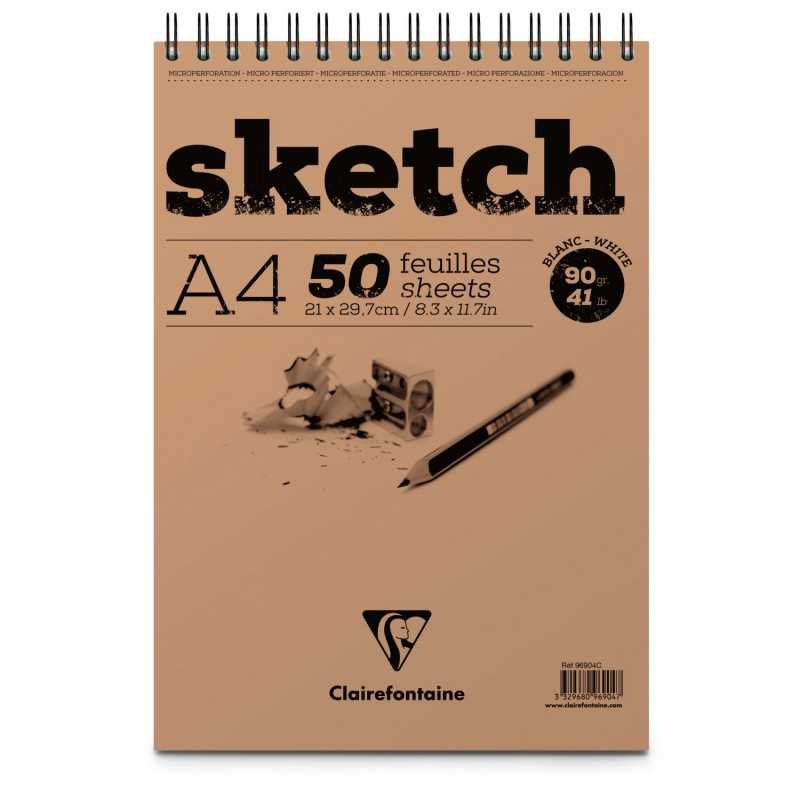 Bloc Papier Pastels Et Sanguine A3 AMT - 20 Feuilles 180g/m²