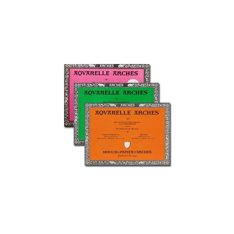 Bloc aquarelle Arches 300g