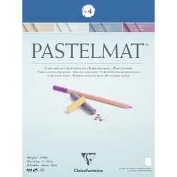 Blocs papier Pastelmat 360g/m², assortiment n°4