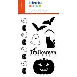 Tampon clear 9x14cm Halloween